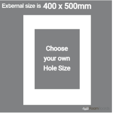 400 X 500 White Mat Board Kit