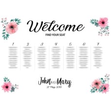 Event Seating Plan E - Landscape