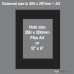 A4 White Mat Board Kit A6 Hole A4 White Mat Board Kit A6 Hole